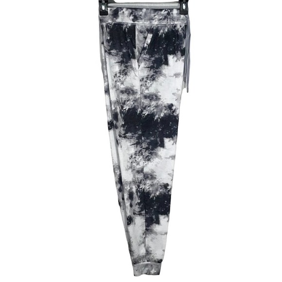 Ideology Tie-Dyed Full Length Joggers black, white XS - Picture 6 of 7